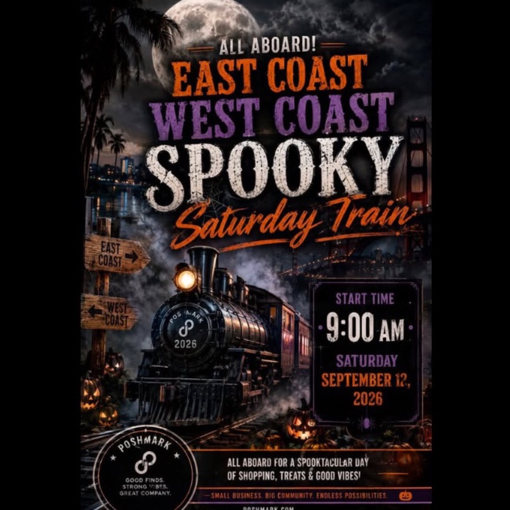SEPTEMBER 12th East Coast/West Coast Spooky Saturday Train 🎃✨🖤